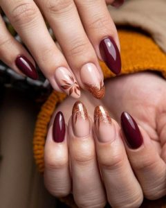 fall acrylic nail ideas