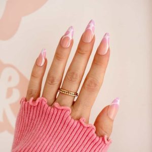 purple easter nail designs